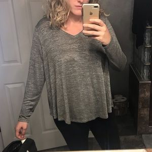 Cozy Grey Top